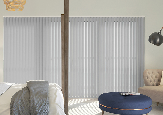Toulouse (Blackout), Textured Dark Grey - Vertical Blind - Image 3